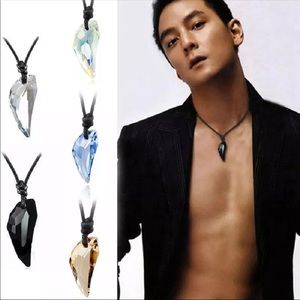 New Wolf Tooth Austria Big Crystal Necklace